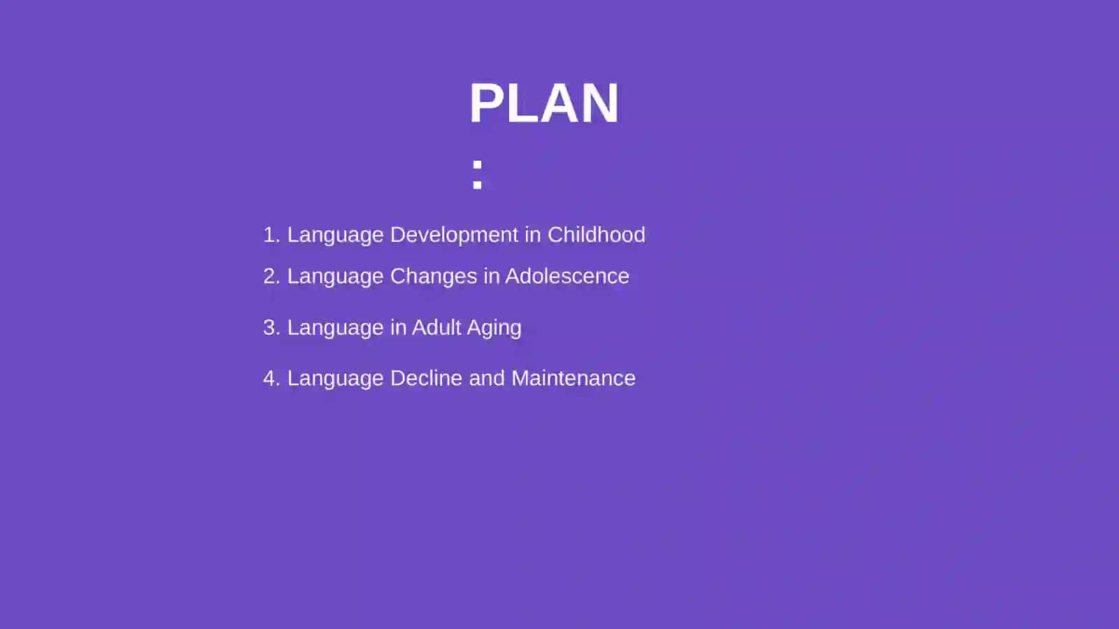 Language and age 2