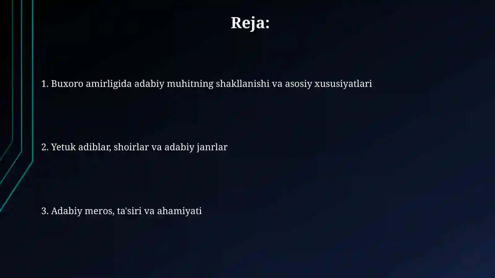 Buxoro amirligidagi adabiymuhit 2