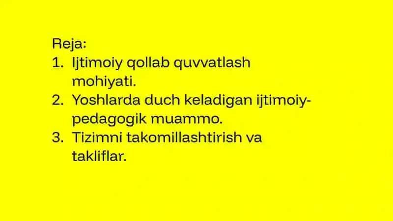 Yoshlarni ijtimoiy-pedagogik qo'llab-quvvatlash tizimi 2