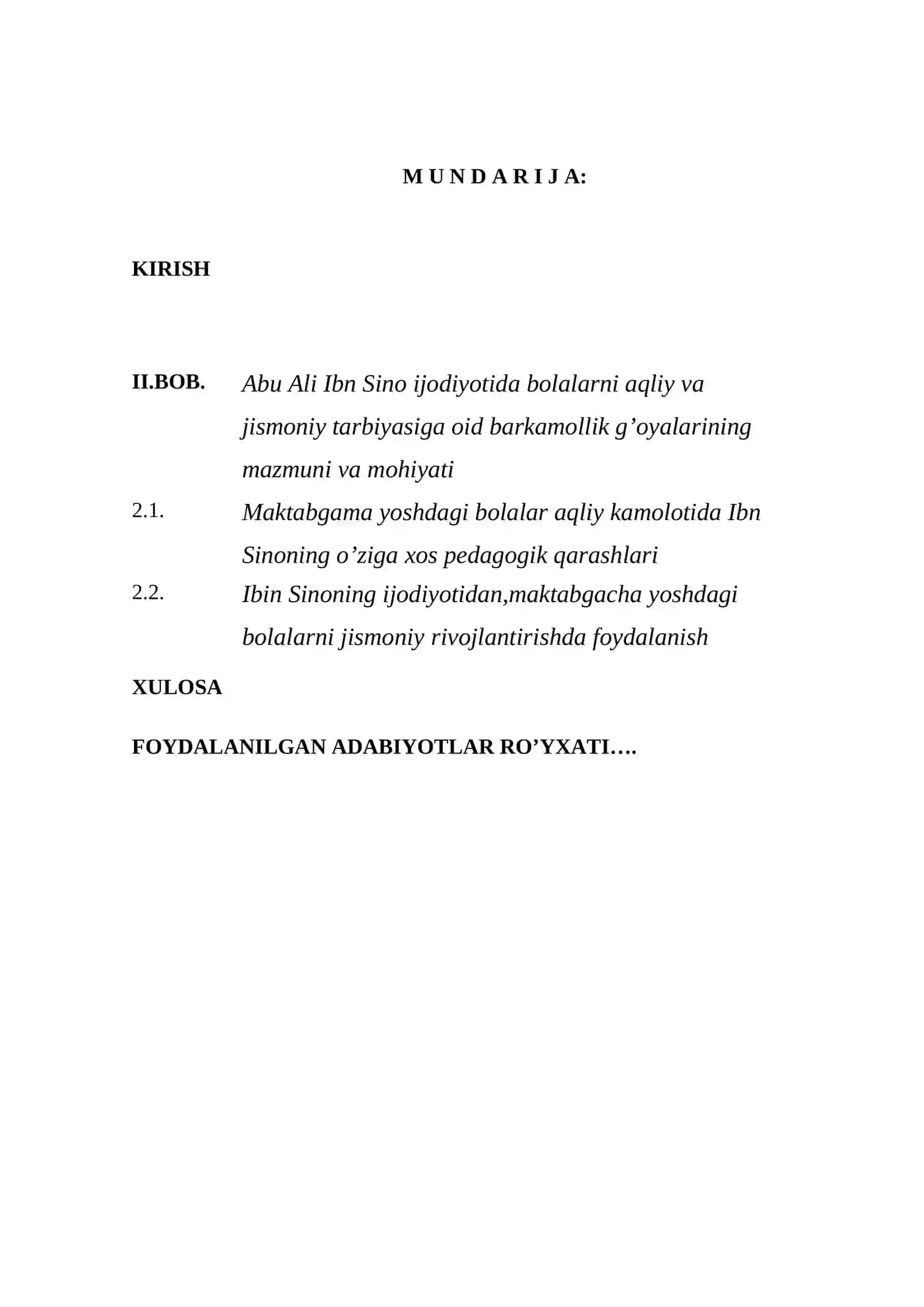 Sharq mutafakkirlarning maktabgacha yoshdagi bolalarni jismoniy tarbiyalashga oid qarashlari 2