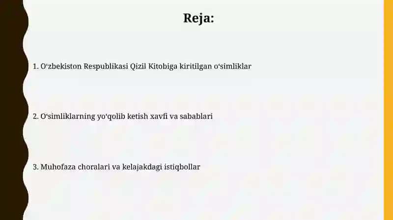 Oʻzbekiston Respublikasi Qizil Kitobiga kiritilgan o`simliklar 2