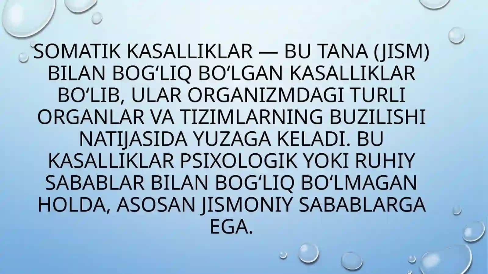 Somatik kasalliklar 2