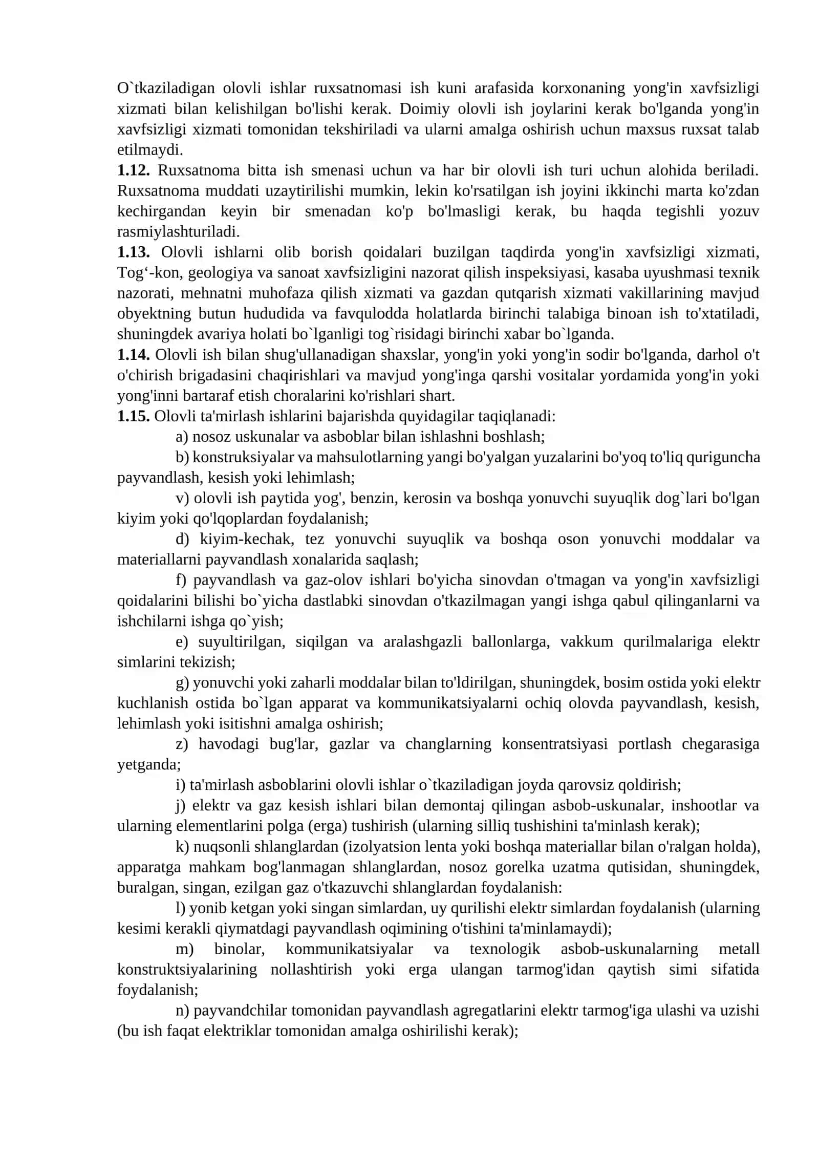 Boyitish fabrikalarida maxsus xavfsizlik qoidalari 2