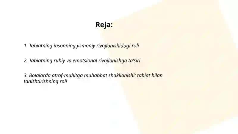 Tabiatning Insonning Jismoniy Rivojlanishidagi Roli 2
