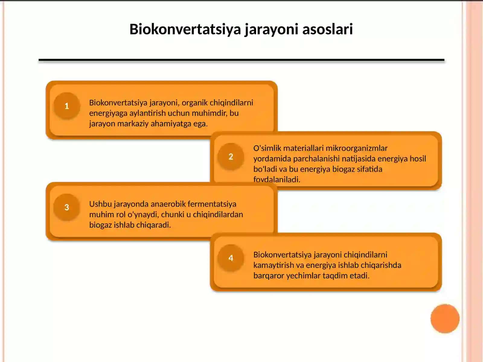 O'simlik materiallarini biokonvertatsiya qilish asoslari va turlari 2