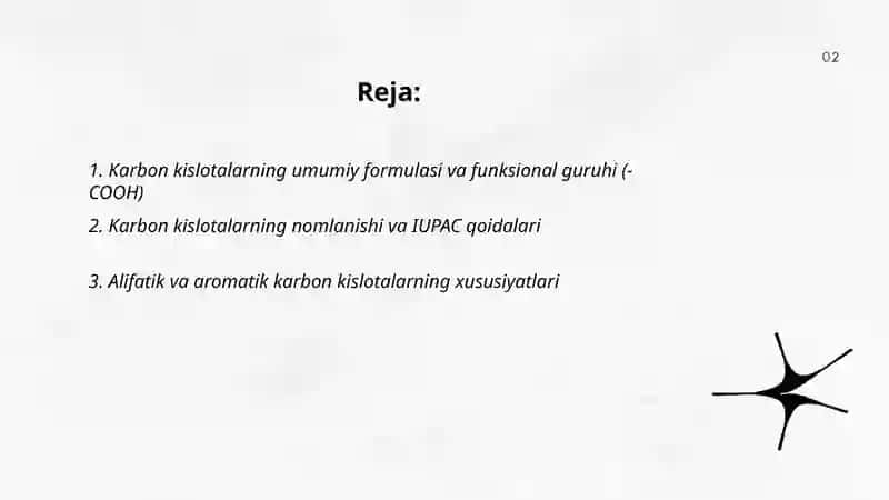 Karbon kislotalar va ularning hosilalari 2