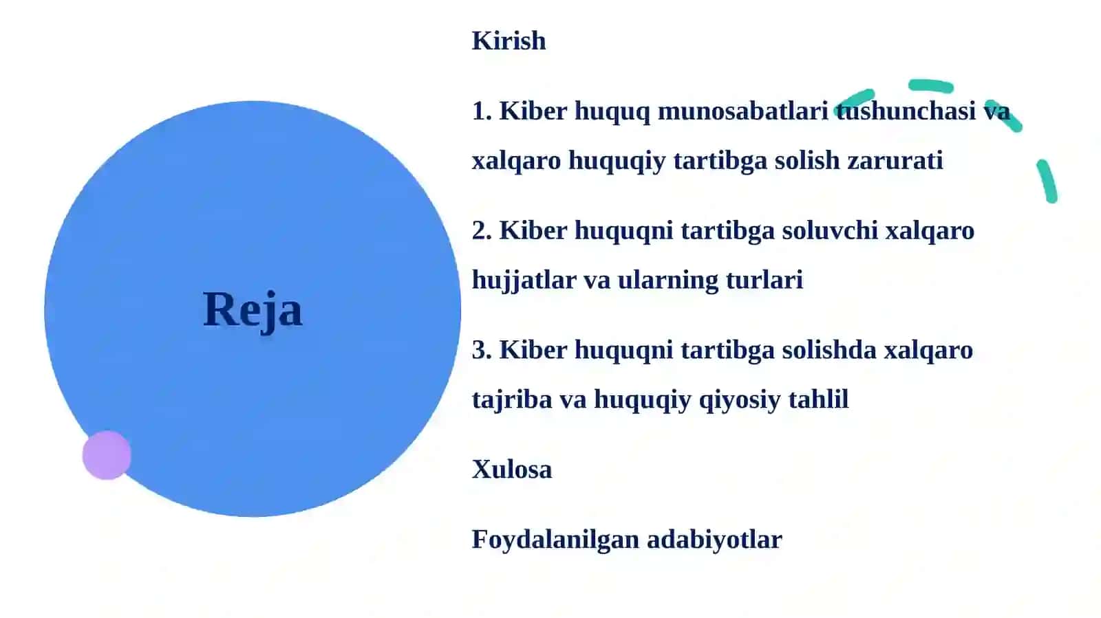 Kiber huquq munosabatlarini tartibga soluvchi xalqaro hujjatlar va ularning turlari. 2