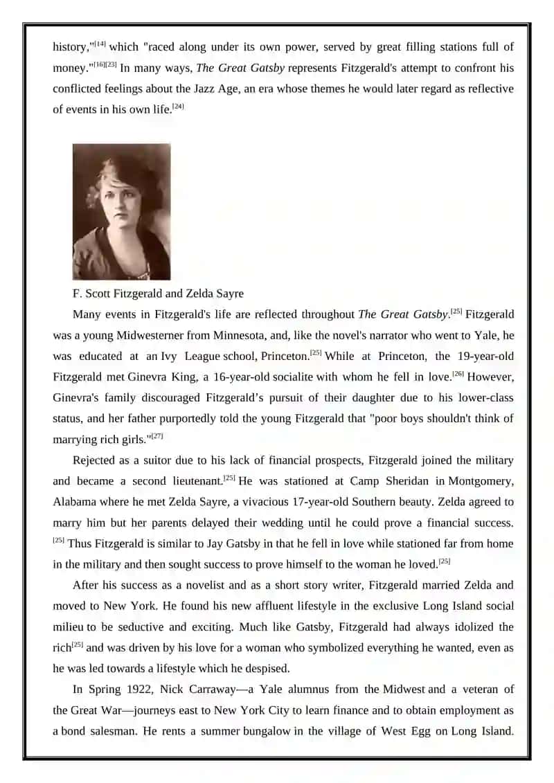 The great Gatsby nobel 2