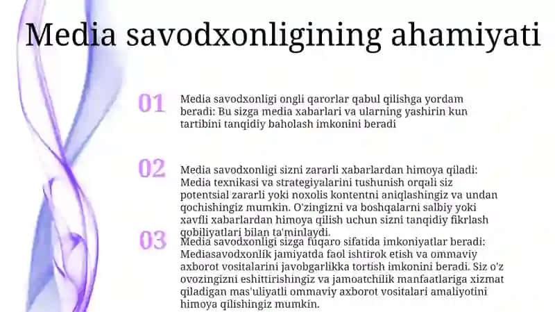 Media Savodli Bolishingiz Kerak 2