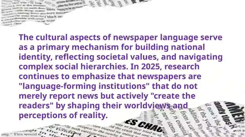 Cultural aspects of newspaper language 2