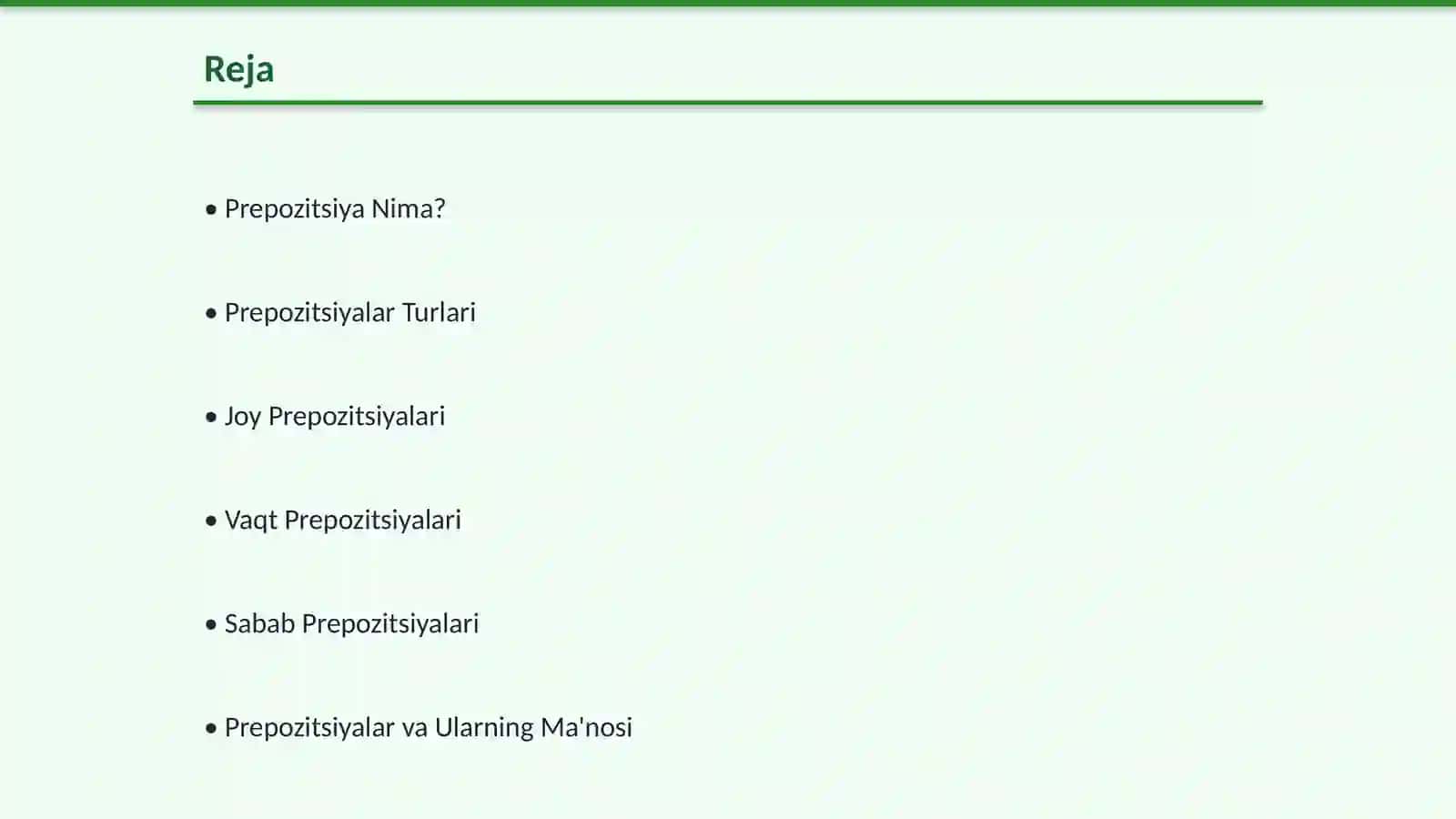 Prepozitsiyalar va Ularning Turlari 2