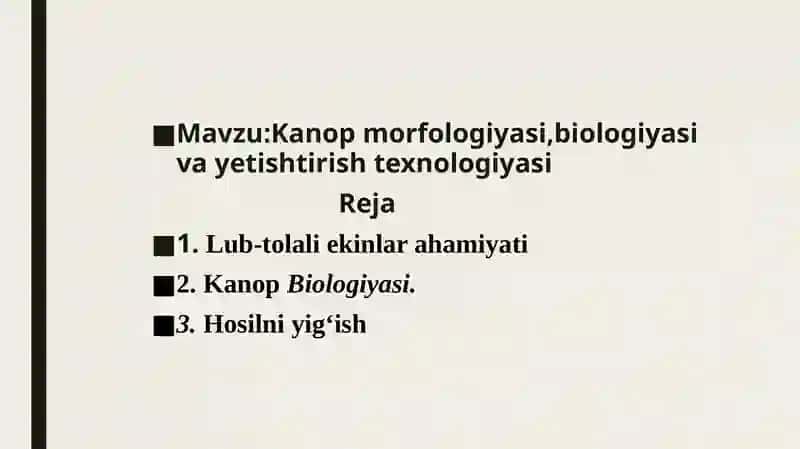 O’simliklar biologiyasini va yetishtirish texnologiyasi 2
