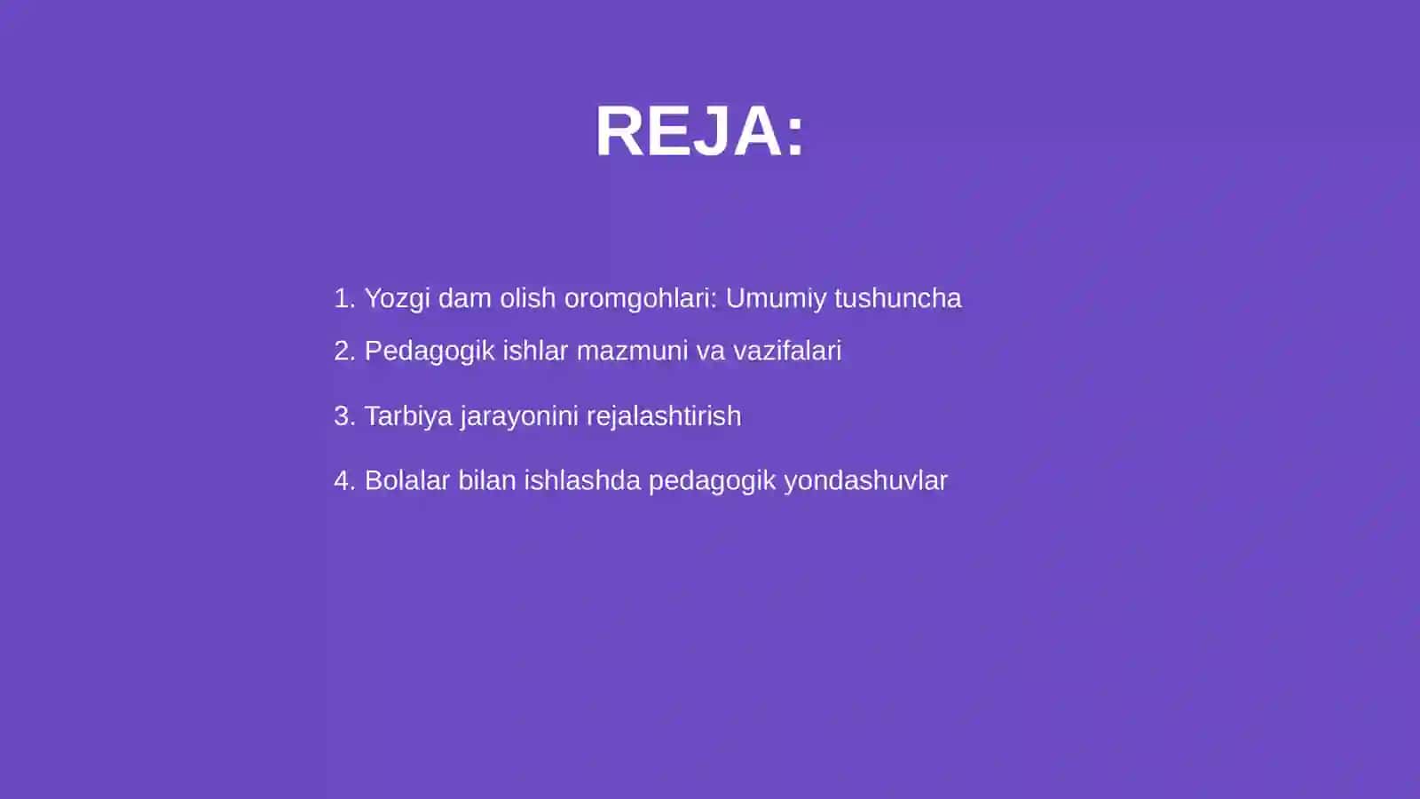 Yozgi dam olish oromgohlari 2