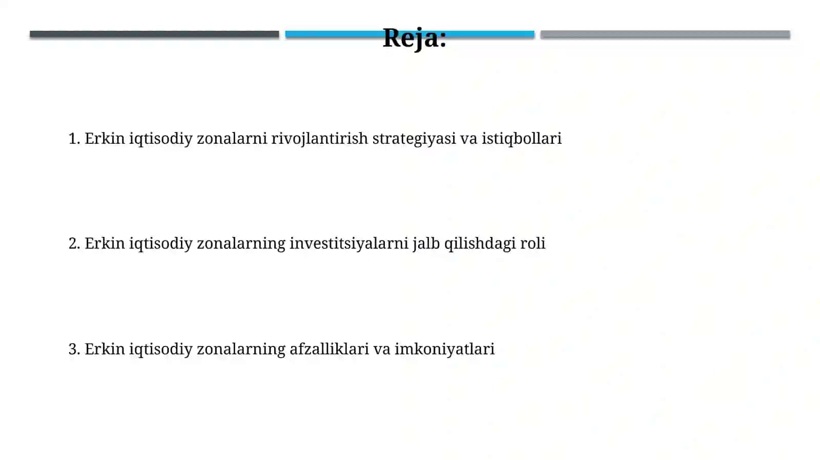 Investitsiyalarni jalb qilishda erkin iqtisodiy hududlarning urni 2