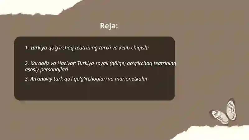 Turkiya qoʻgʻirchoq teatri 2