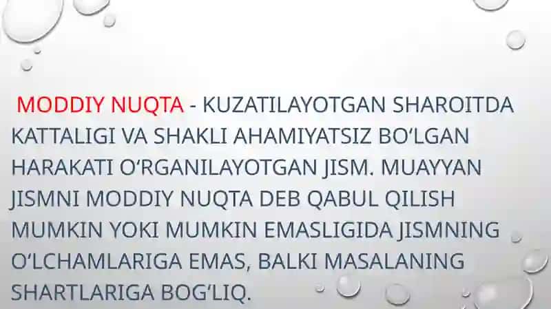 Moddiy nuqtaning majburiy tebranma Harkatireja 2