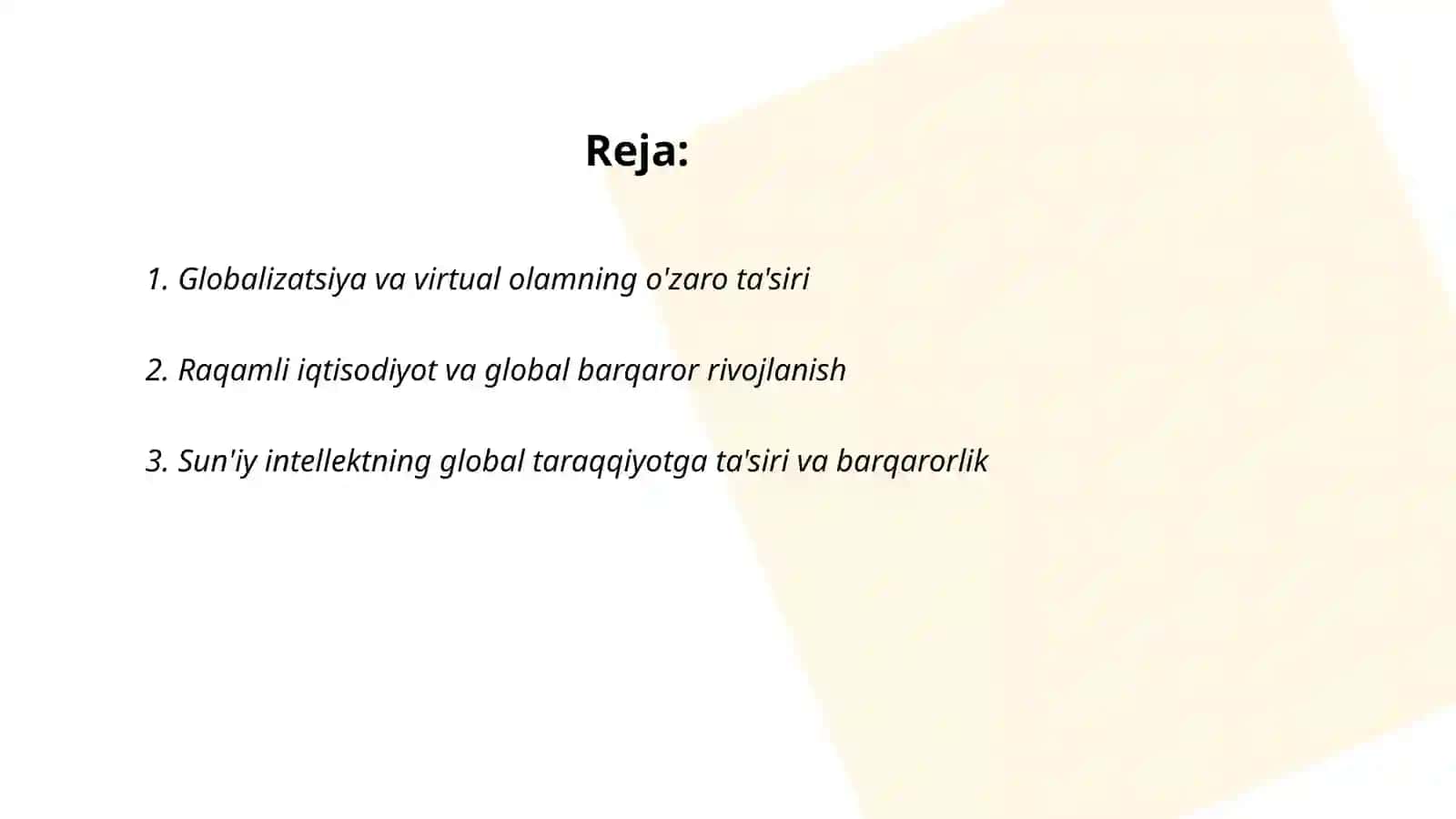 Globalizatsiya va virtual olamning o'zaro ta'siri 2