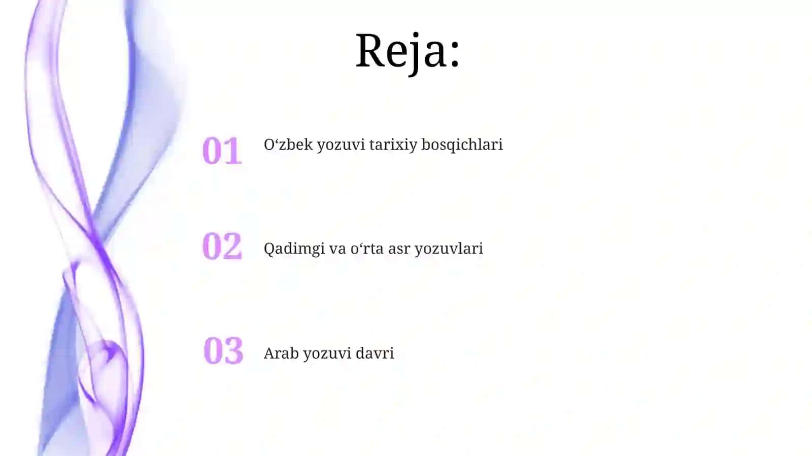 Oʻzbek tilining yozuv tizimlari tarqqiyoti 2
