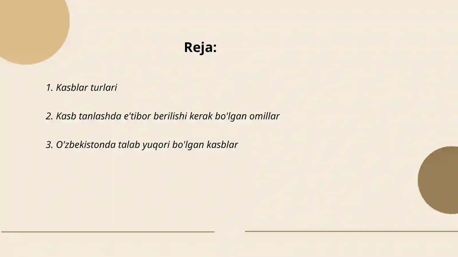 Kasblar haqida Omonova Goʻzal 2