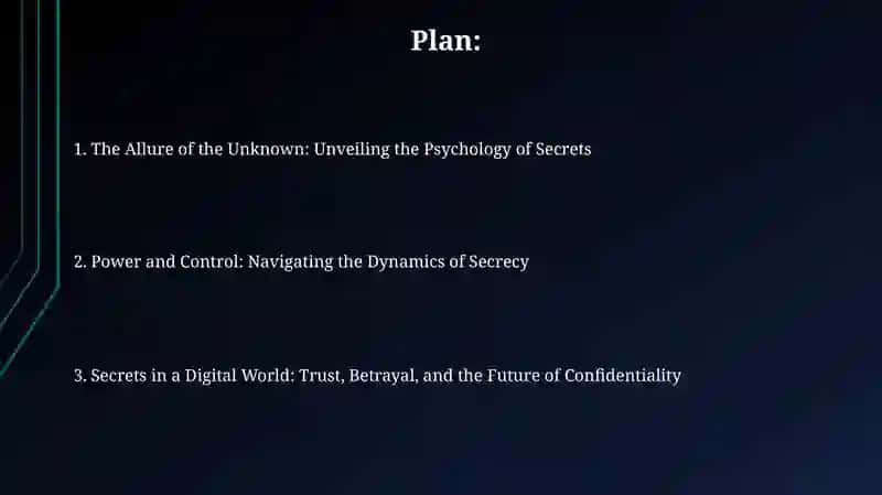 The Allure of the Unknown: Unveiling the Psychology of Secrets 2