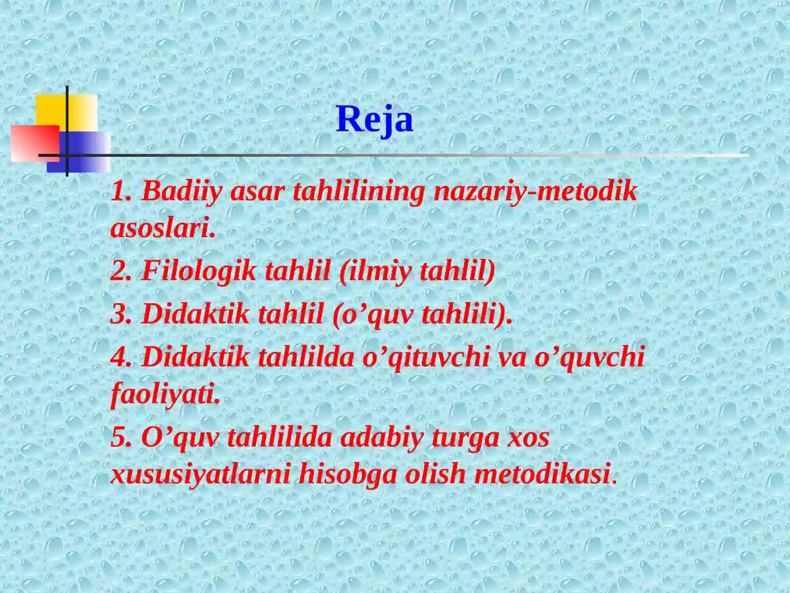 Adabiyot tahlili 2