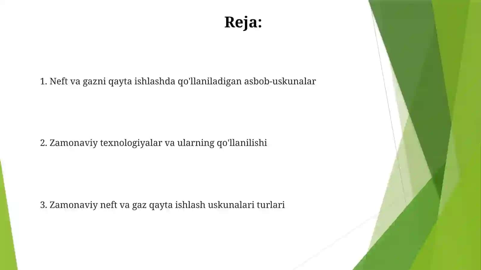 Neft va gazni qayta ishlashda qo'llaniladigan asbob-uskunalar 2