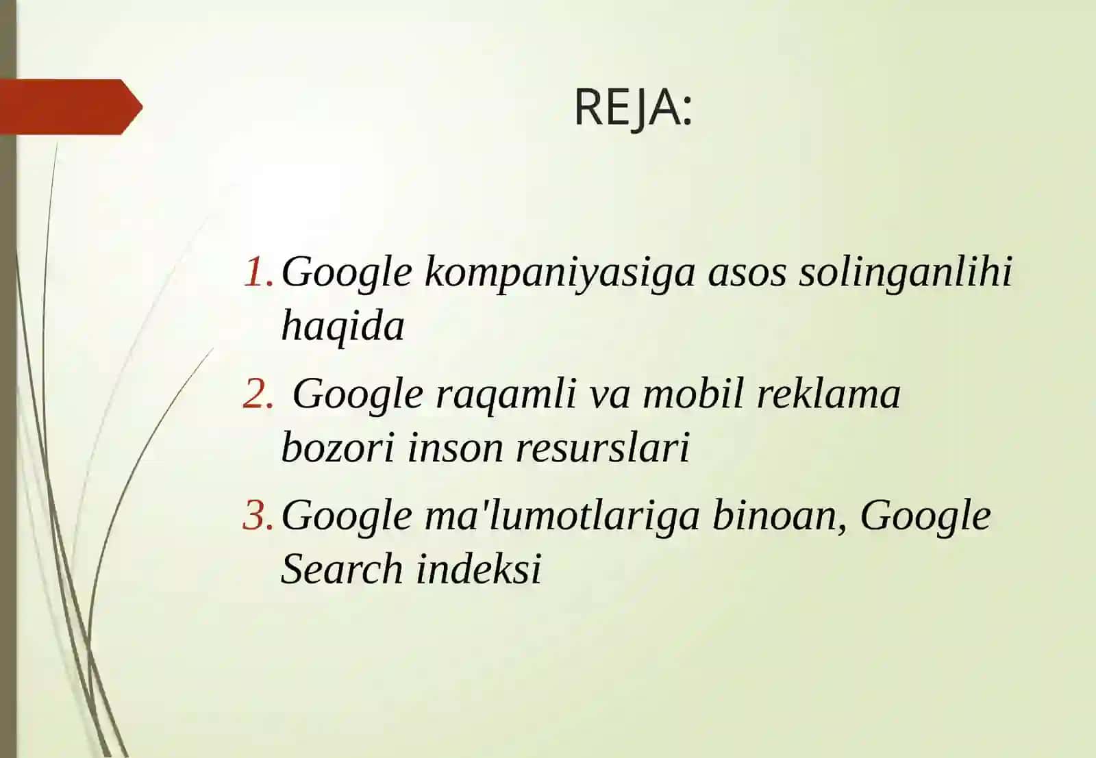 Google kompaniyasi 2