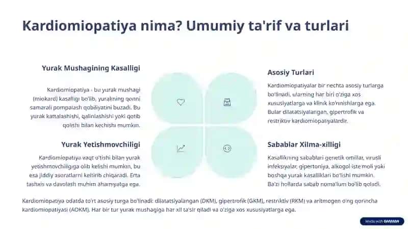 Kardiomiopatiyalar: Yurak Kasalliklarining Murakkab Turlari 2