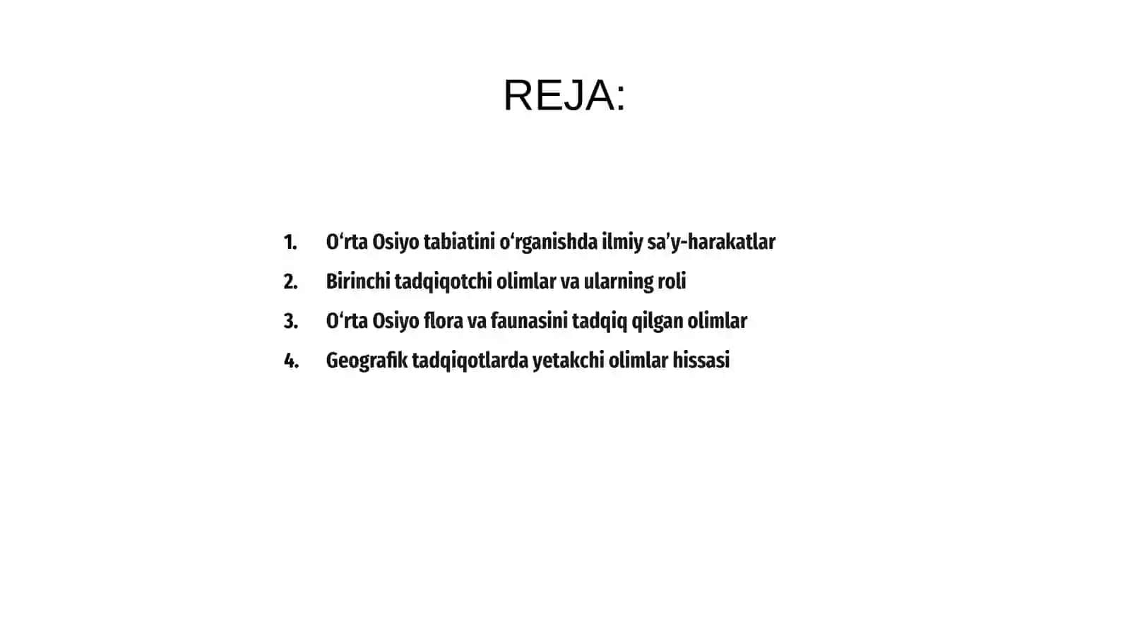 O'rta Osiyo tabiatini o'rganishga hissa qo'shgan olimlar 2
