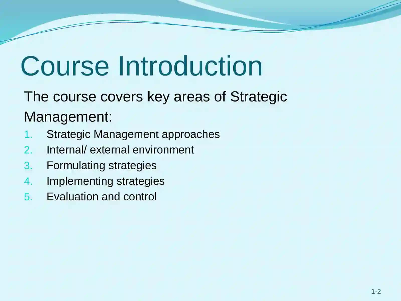 Strategic Management 2