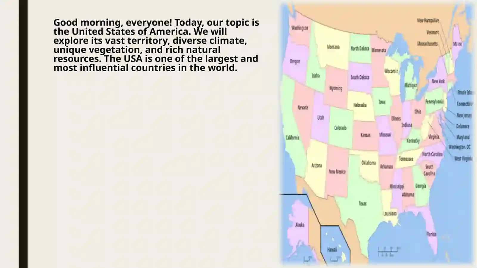 THE UNITED STATES OF AMERICA.THE TERRITORY, CLIMATE, VEGETATION AND RESOURCES 2