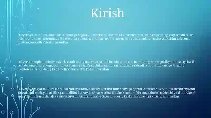 Inflyatsiya: ta'rifi va sabablari 2