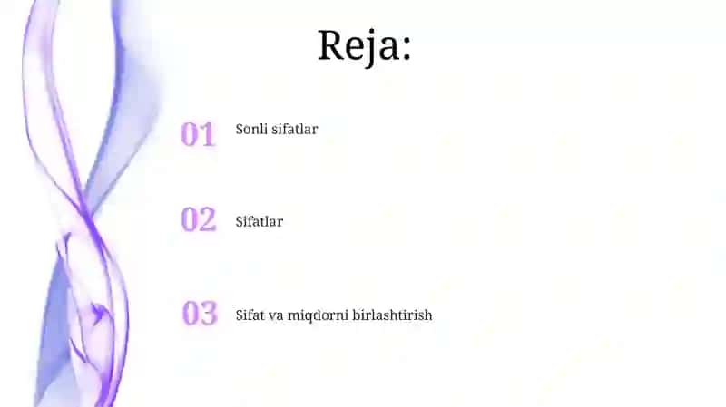 Samarali sifatlardan foydalanish 2
