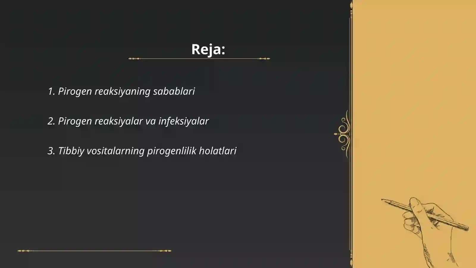 Pirogen reaksiyalari 2