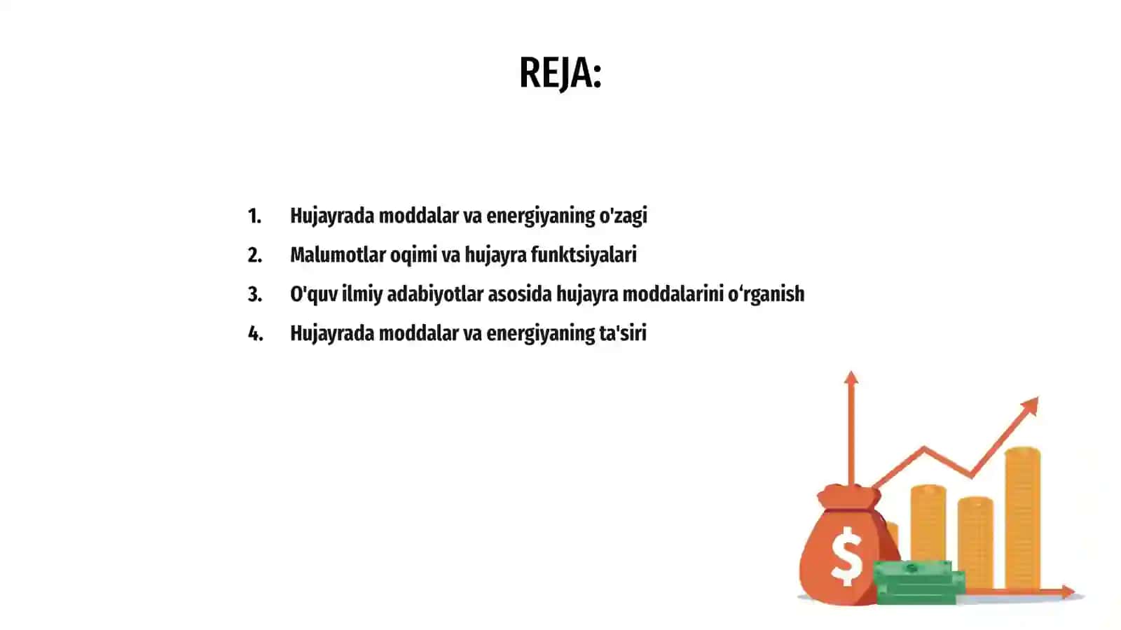 O'quv ilmiy adabiyotlar asosida hujayrada moddalar,energiya va malumotlar oqimini o'eganish 2