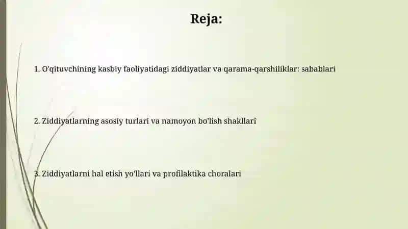 O'qituvchining kasbiy faoliyatidagi ziddiyatlar va qarama-qarshiliklar 2