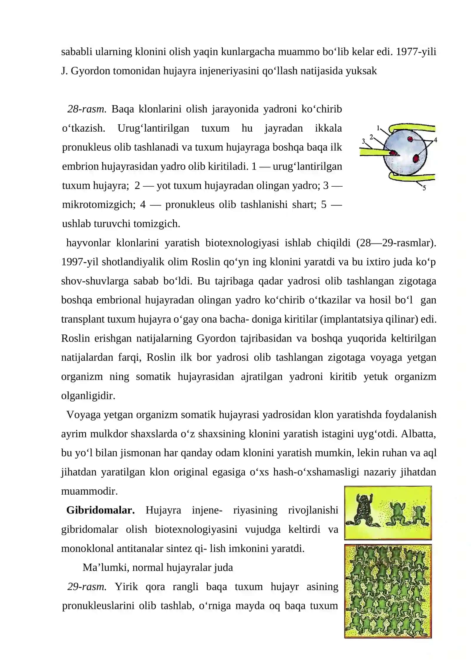 Hayvonlar irsiyatini hujayra Injeneriyasi 2