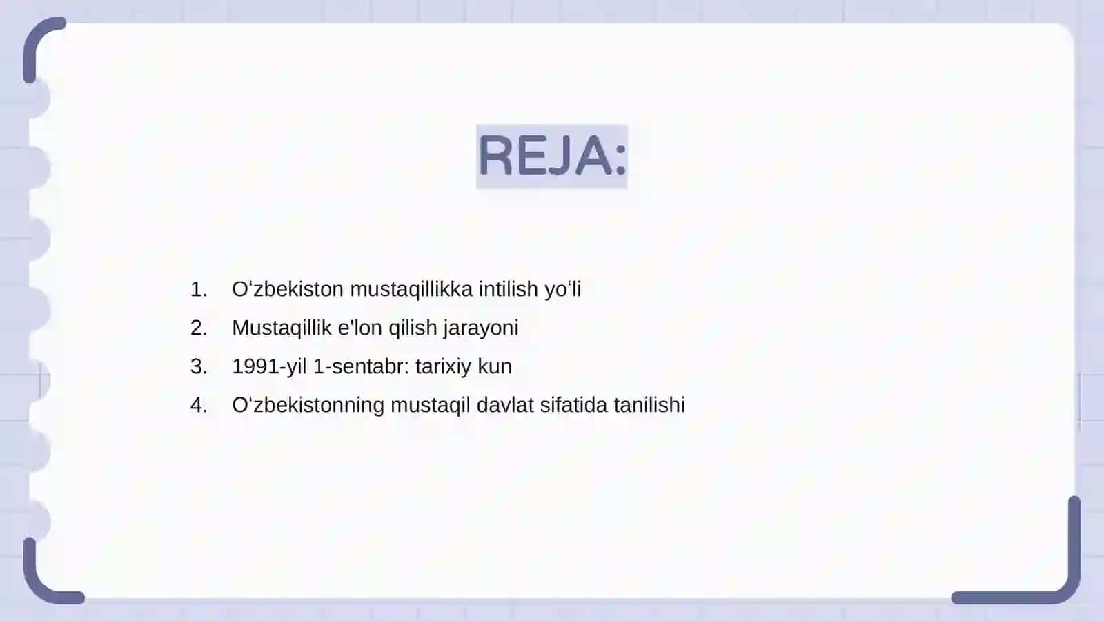 Oʻzbekiston Respublikasining mustaqiligining e'lon qilinishi 2