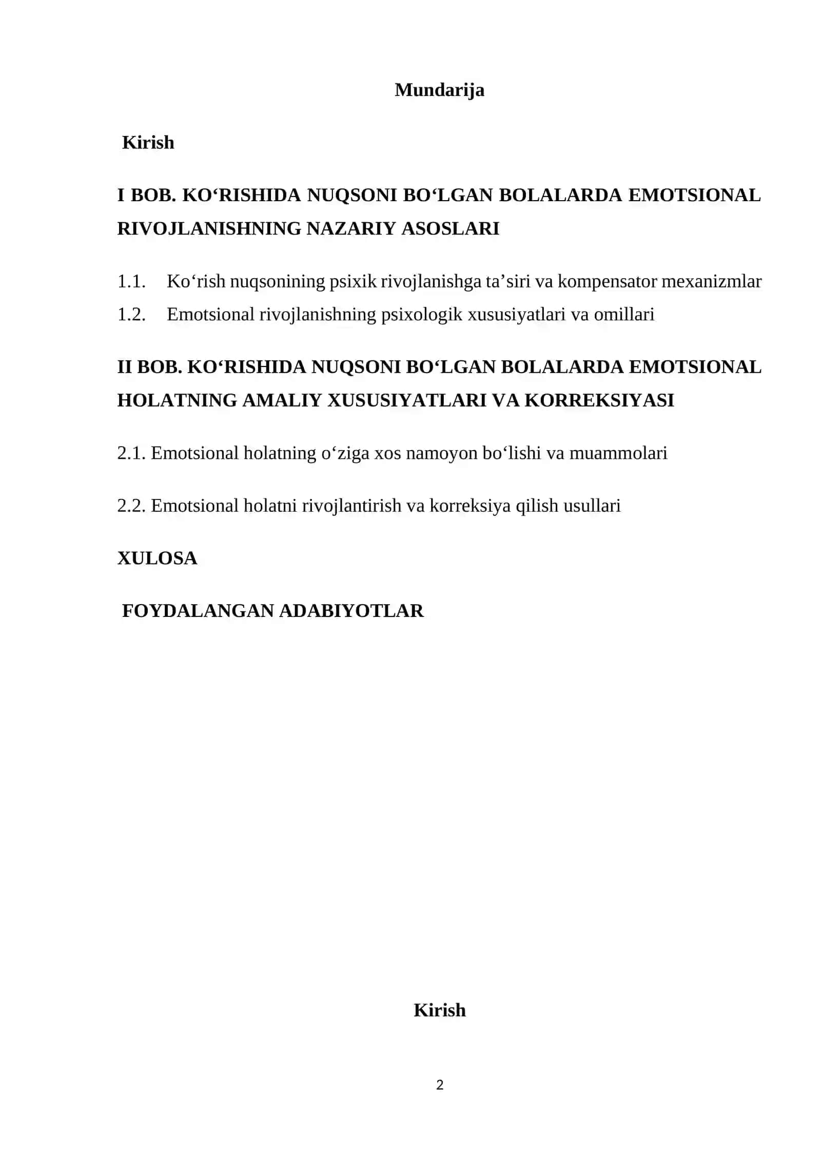 Aqli zaif bolalar korreksion-rivojlantiruvchi ta’limida individual yondashuvning o‘ziga xos xususiyatlari 2
