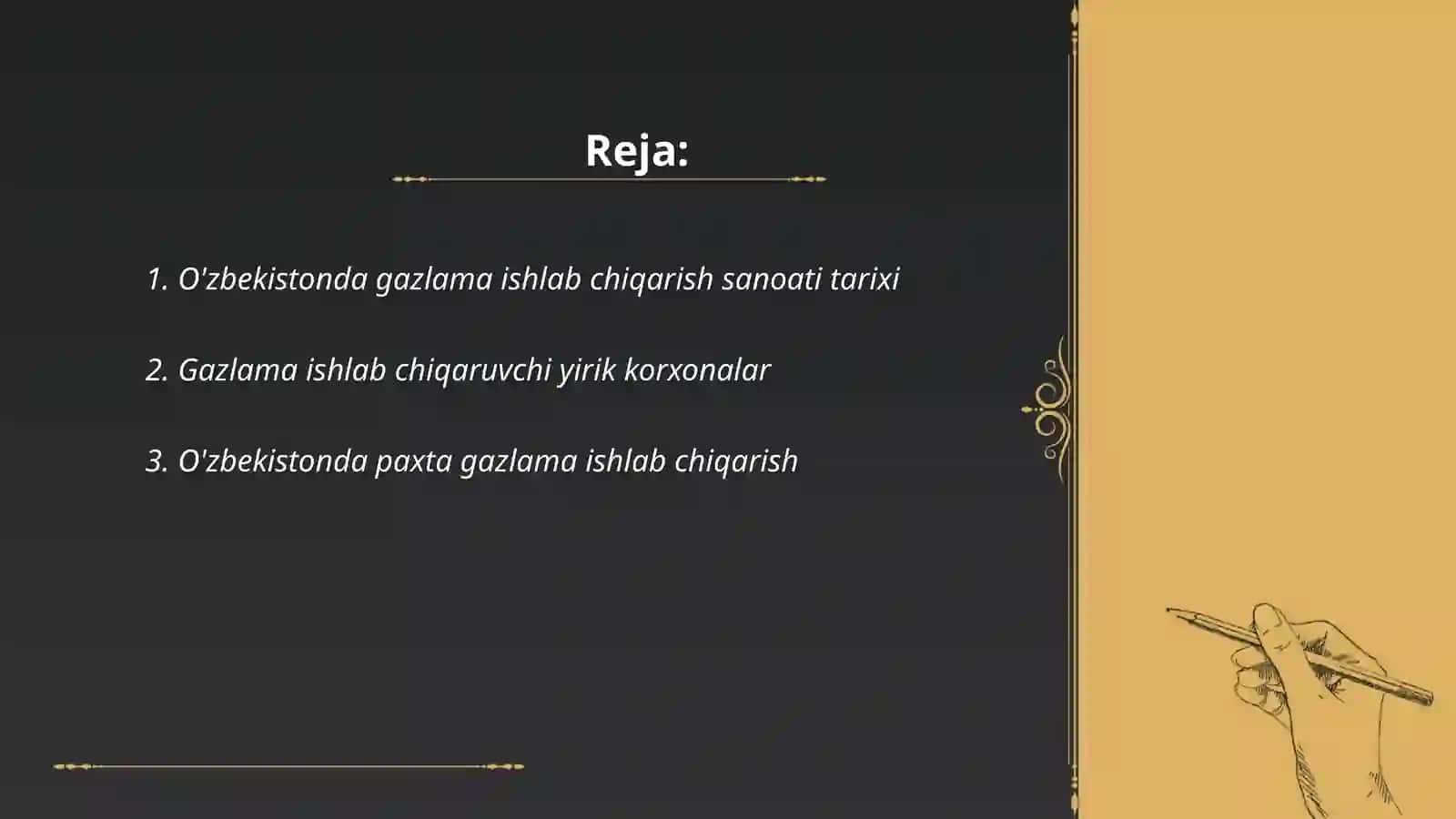 O'zbekistonda gazlama ishlab chiqaruvchi korxonalar 2