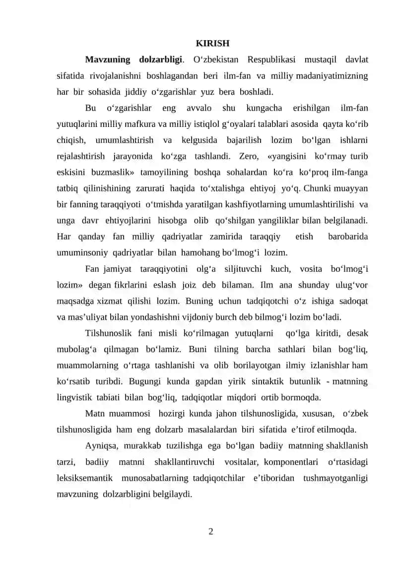 O'ZBEK TILIDA NUTQIY CHEGARALANGAN BIRLIKLAR 2