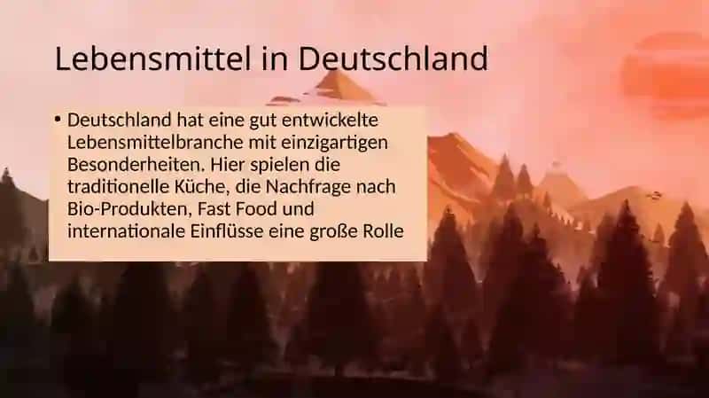 Lebensmittel in Deutschland 2