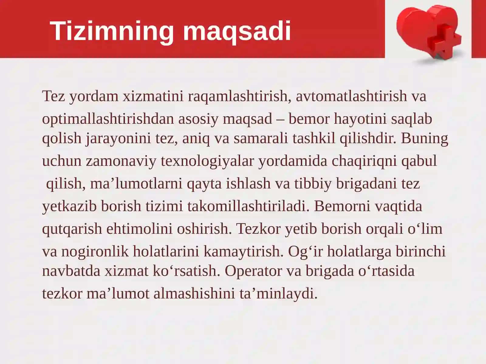 TIBBIY MARKAZ loyiha 2