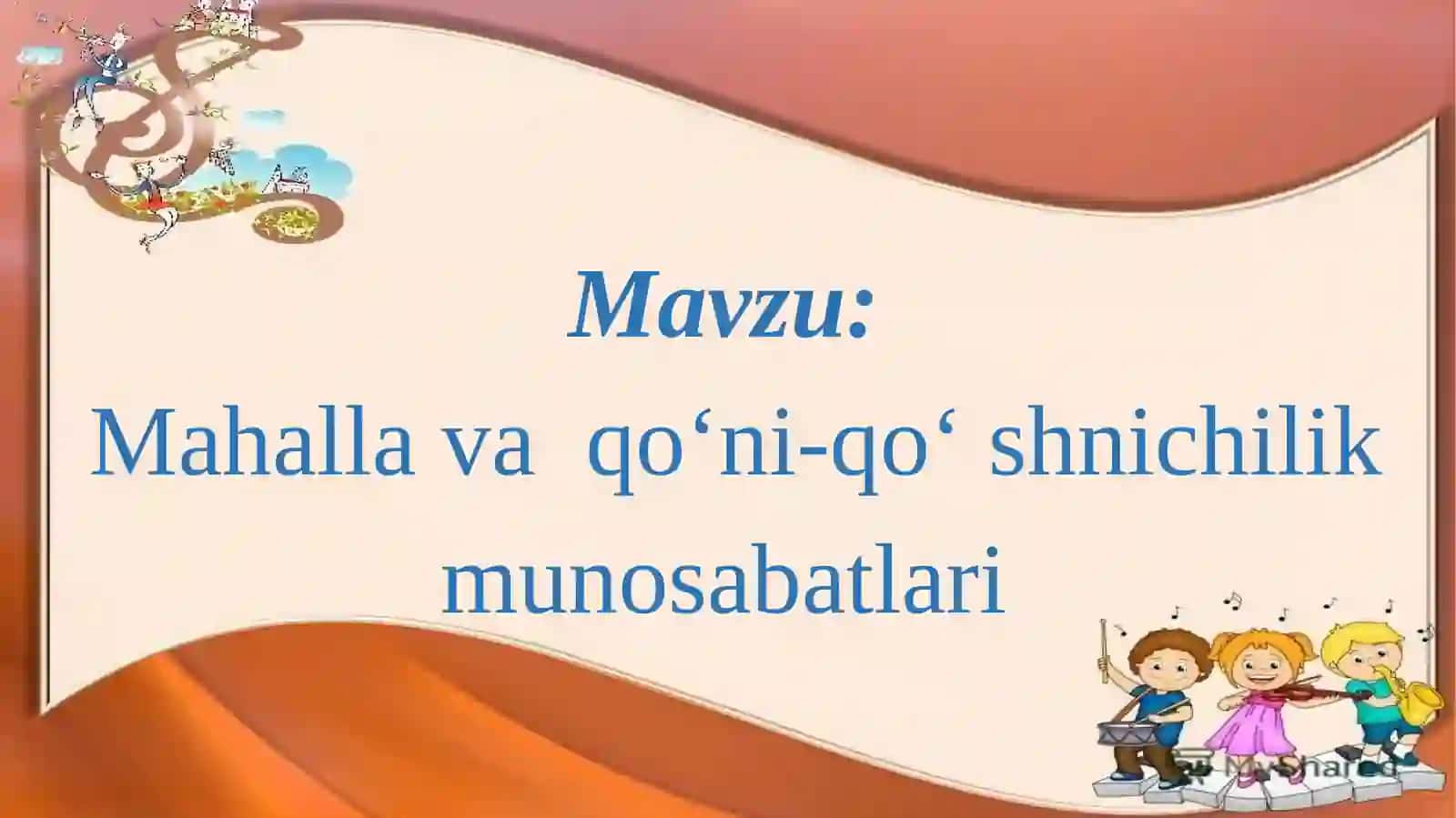 3-sinf odobnoma fanidan taqdimoti 2