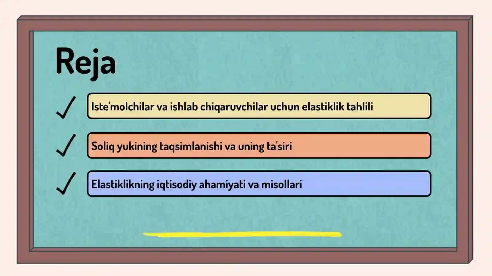 Elastiklik va soliq yukining istemolchi va ishlab chiqaruvchi taqsimlanishi 2