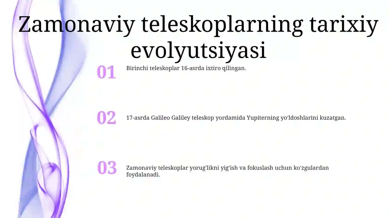 Zamonaviy Teleskoplar 2