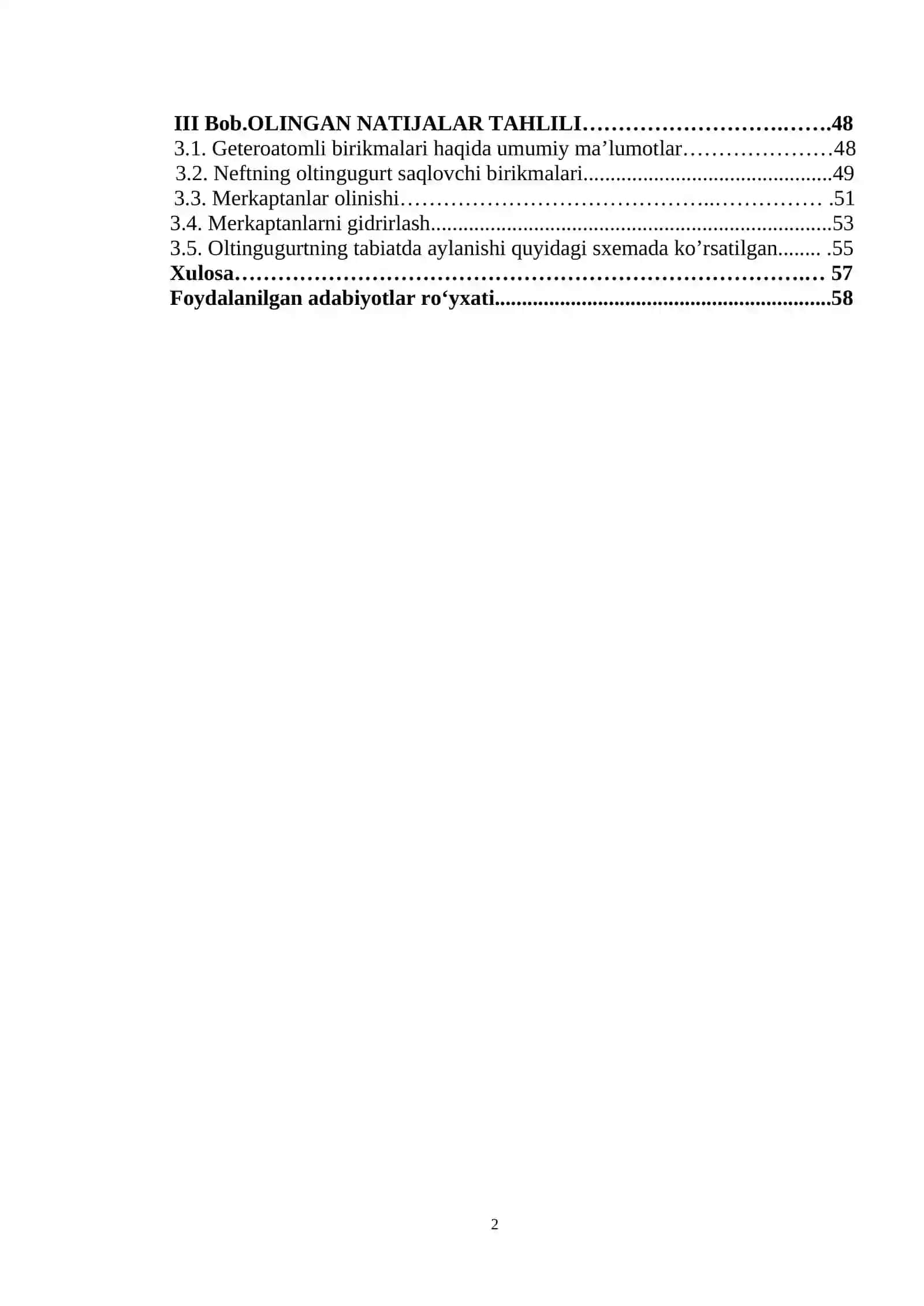 Neft tarkibida uchraydigan oltingugurtli birikmalar miqdorini aniqlashning zamonaviy usullari 2