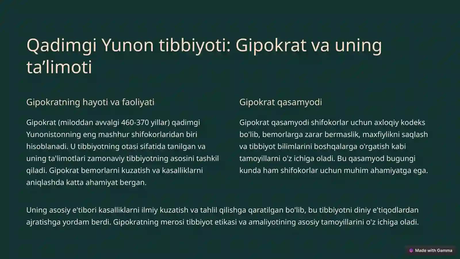 Qadimgi Rim-Yunon shifokorlari: Tibbiyot tarixiga sayohat 2