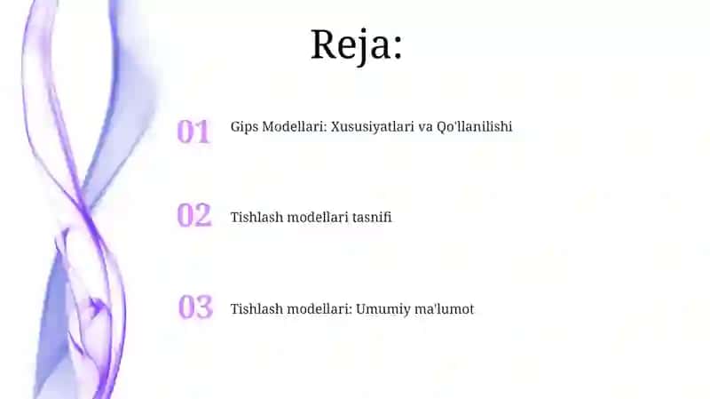 Gips Modellari: Xususiyatlari va Qo'llanilishi 2