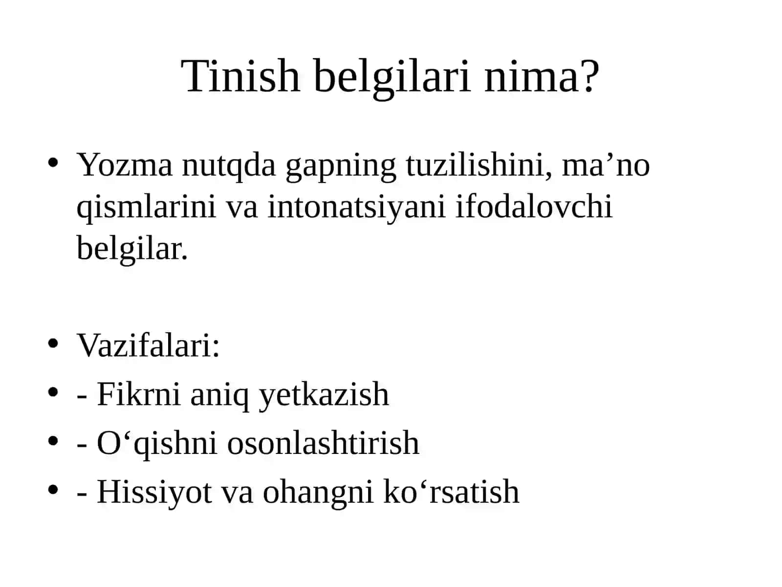 O‘zbektilida tinish belgilar va ularning qo‘llanilishi 2